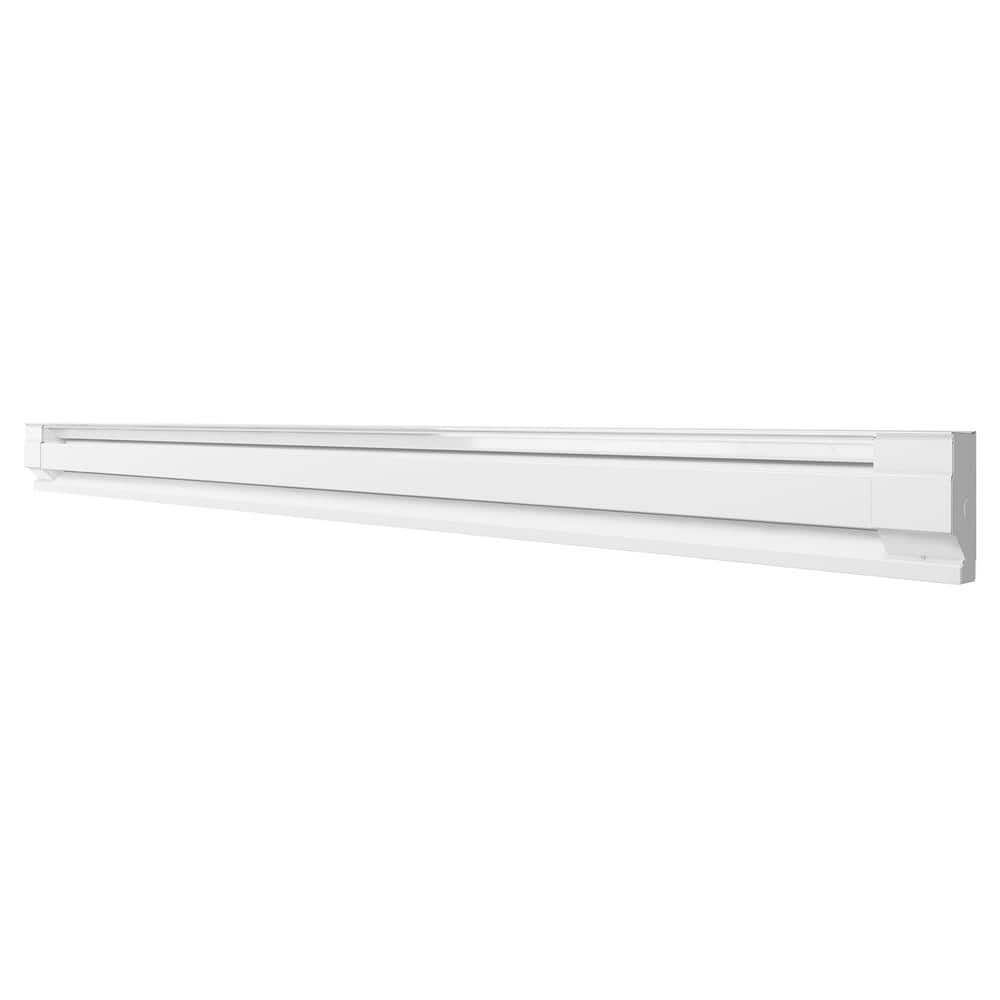 96 in. 240/208-volt 2,500/1,875-watt Electric Baseboard Heater in White price history on PriceWatchPro