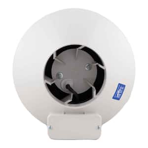 RP140C 4 in. Inlet and Outlet Inline Radon Fan in White with 0.7 in. Maximum Operating Pressure