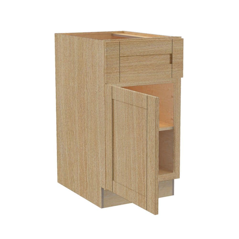 Washington 18 in. W x 21 in. D x 34.5 in. H Assembled Plywood Base Bath Cabinet in Vanguard Oak with Soft Close LH price history on PriceWatchPro