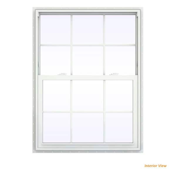 JELD-WEN 36 in. x 54 in. V-2500 Series Bronze Exterior/White