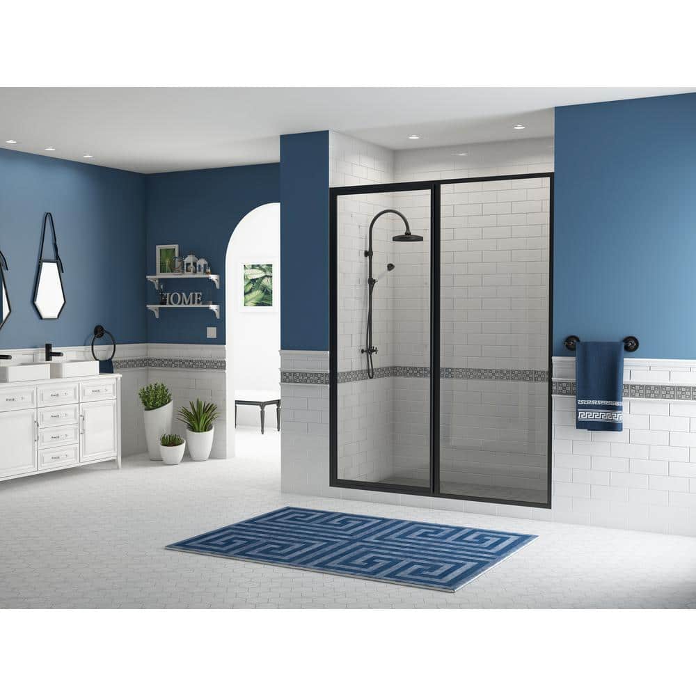 Coastal Shower Doors Legend 50.5 in. to 52 in. x 66 in. Framed Hinged ...