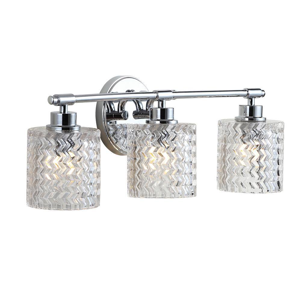 Eco-Friendly Chrome Cylinder 22" LED Vanity Wall Light