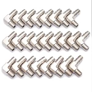 3/8 in. ID Hose x 1/8 in. Male NPT Air Gas 90-Degree Elbow Stainless Steel 316 Barb Fitting (25-Pieces)