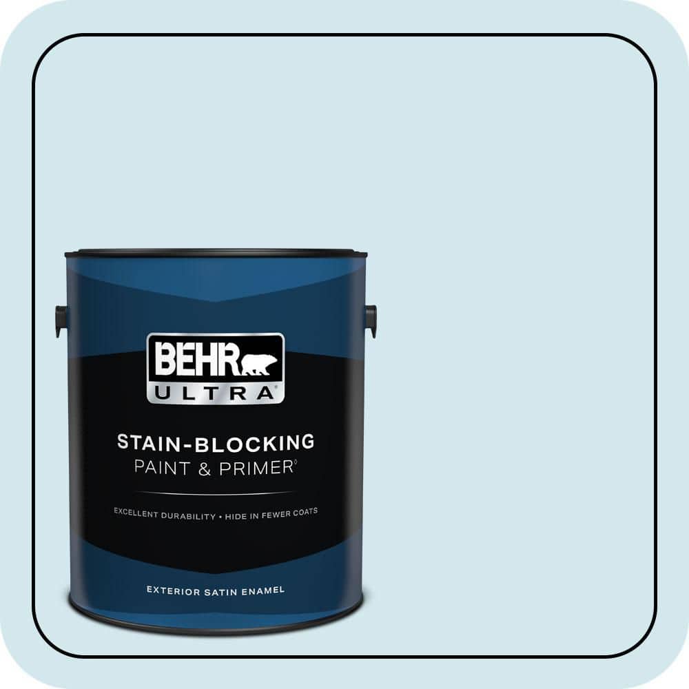 1 gal. #520E-1 Coastal Mist Satin Enamel Exterior Paint & Primer price history on PriceWatchPro