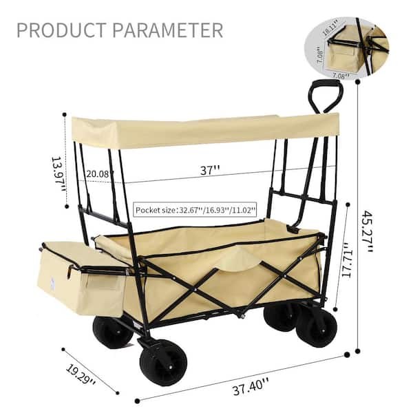 Camo Outdoor Recreation Folding Wagon