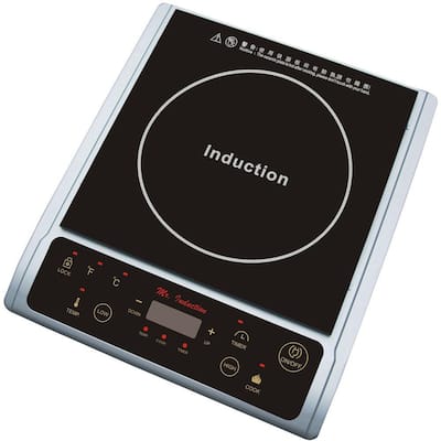 Tayama Single Burner 8 in. Black Ceramic Glass Hot Plate Induction Cooktop  with Shabu Cooking Pot TGI-1500 - The Home Depot