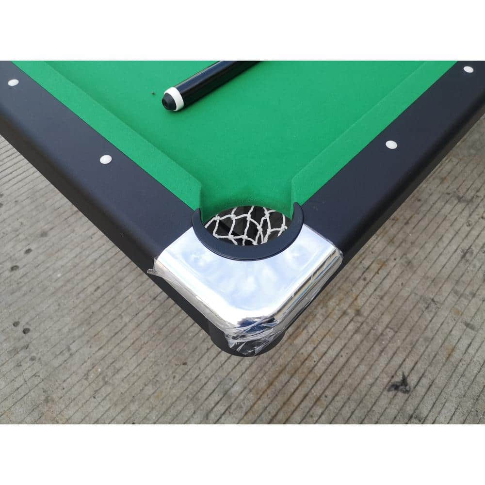 Green Foldable 3-in-1 Pool and Ping Pong Table