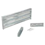 42 in. Galvanized Steel Drop-in Style Structural Guard Rail with 2-Brackets