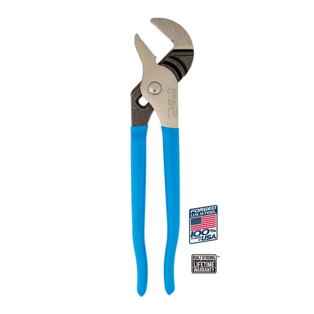 Channellock 9-1/2 in. Tongue and Groove Slip Joint Plier 420 - The
