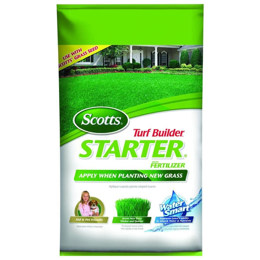 Scotts 18 lb. Turf Builder Starter Brand Fertilizer 20605A - The Home Depot