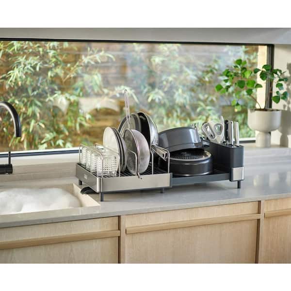 Joseph Joseph Extend Max Steel High-Capacity Expanding Dish Rack