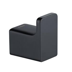 thumbnail image 2 of Kraus Stelios Matte Black Towel Ring - 9.6" Long, Holds 11 Lbs, No Assembly, Easy Mounting Kit Included 2 of 12