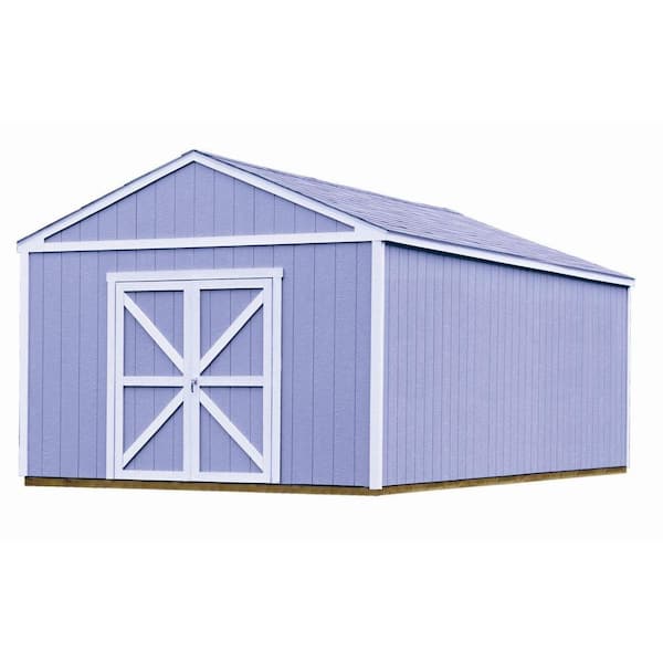 Handy Home Products Columbia 12 ft. x 24 ft. Wood Storage Building Kit