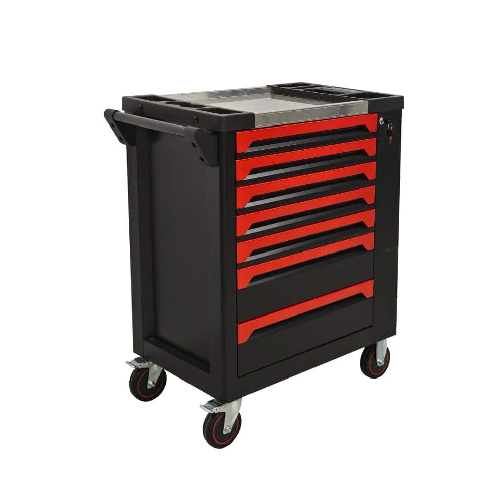 7-Drawer Rolling Tool Chest with Tool Set, Brake Wheels, Handle, Heavy Duty Steel, Flexible&Stable price history on PriceWatchPro