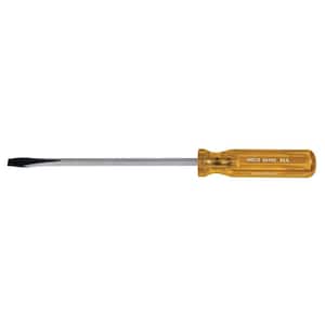 5/16 in. Keystone-Tip Flat Head Screwdriver with 8 in. Square Shank