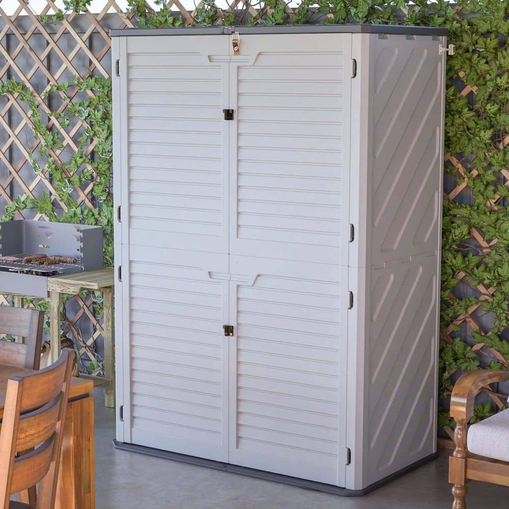 white-outdoor-storage-cabinets