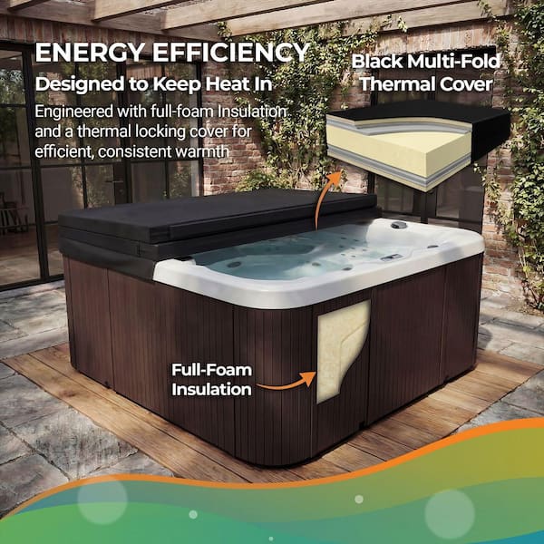 Lifesmart LS700DX 7-Person 90-Jet 230V Standard Spa with Waterfall