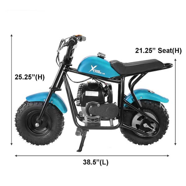 XtremepowerUS Pro-Edition Mint Mini Trail Dirt Bike 40cc 4-Stroke Kids Pit  Off-Road Motorcycle Pocket Bike 99761 - The Home Depot