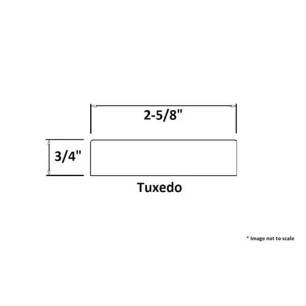 MirrorChic Tuxedo 60 in. x 42 in. Mirror Frame Kit in Walnut