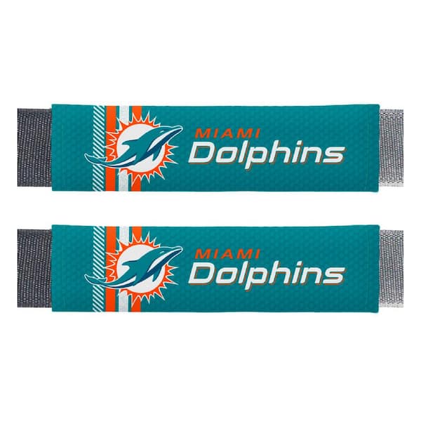 FANMATS Miami Dolphins Team Color Rally Seatbelt Pad (2-Pieces) 32103 - The  Home Depot