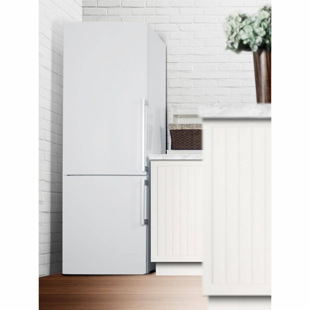 Summit Appliance 27 in. 16.8 cu. ft. Bottom Freezer Refrigerator in
