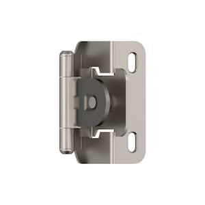 RELIABILT 2-Pack 1/2-in Overlay 200-Degree Opening Aged Brass Self-closing  Semi-wrap Cabinet Hinge in the Cabinet Hinges department at