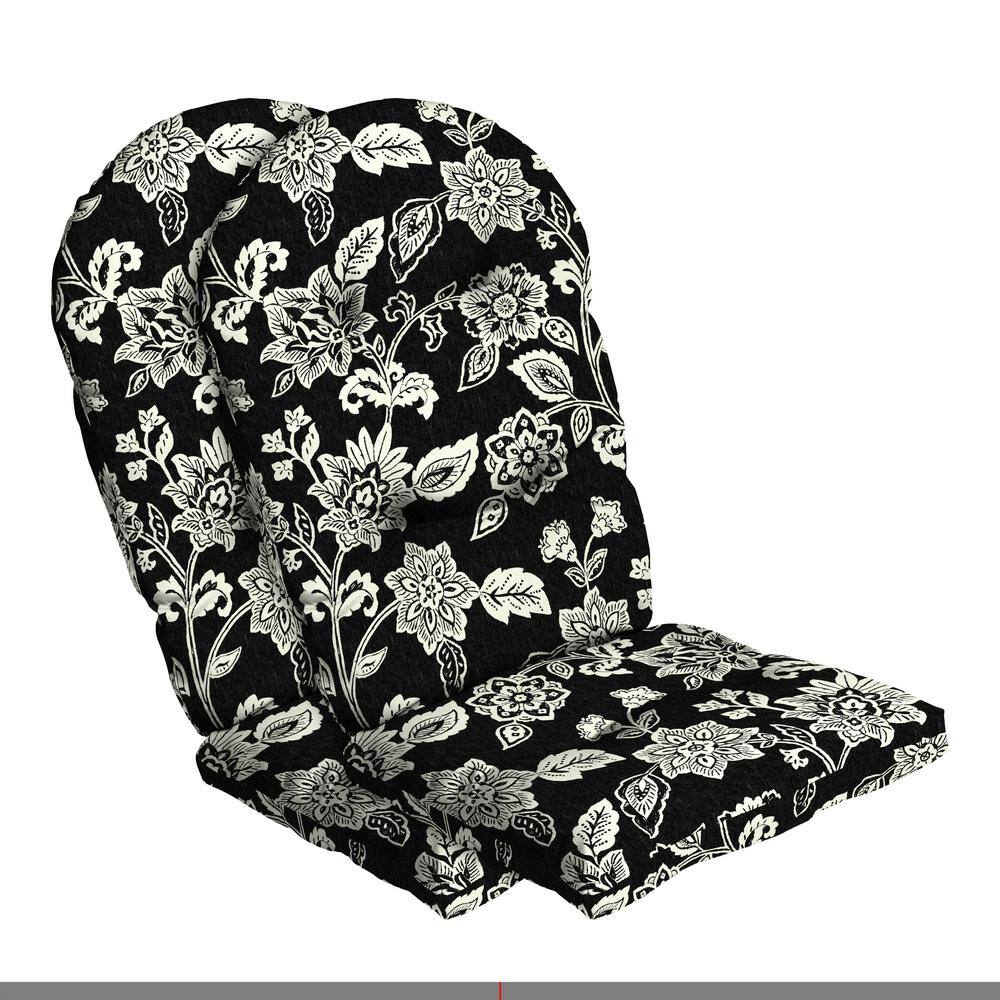 20 in. x 18 in. Outdoor Plush Modern Tufted Rocking Chair Cushion, Ashland Black Jacobean (Set of 2) price history on PriceWatchPro