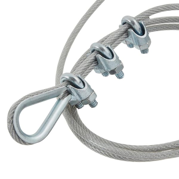Lehigh 3/32 in. 1/8 in. Wire Rope Clip 7745 - The Home Depot