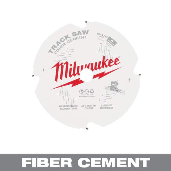 Milwaukee 6-1/2 in. x 4 TPI Carbide Fiber Cement Track Saw Blade (1-Pack)