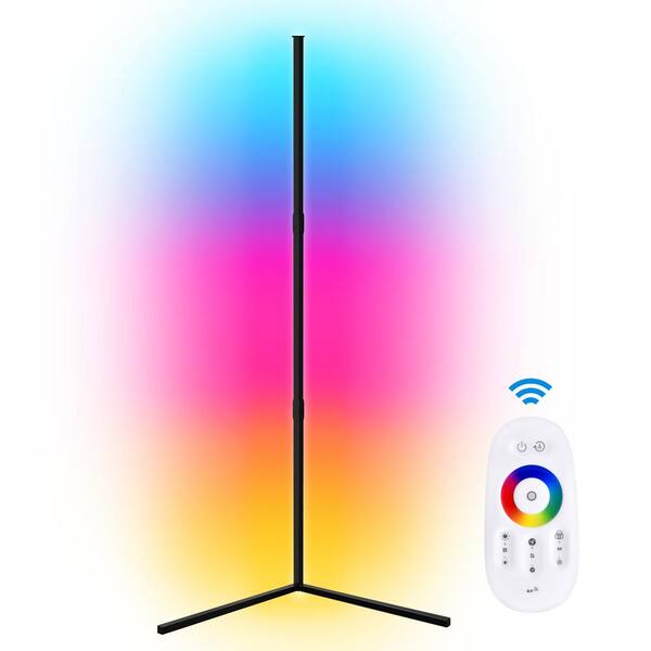remote control color changing lights 52” Lighted Product Retail Display Shelf 