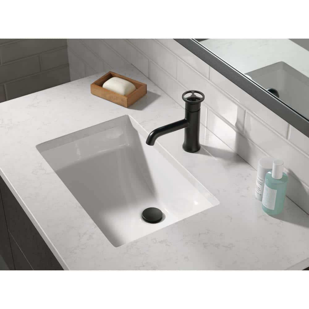 Trinsic Sleek Stainless Steel Single Hole Modern Bathroom Faucet