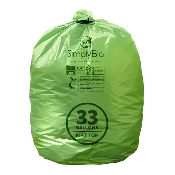 30-33 Gallon Clear Trash Bags (Value 250 Bags) Large Clear Plastic Bags,  Great for Recycling 30 Gallon - 32 Gallon - 35 Gallon. High Density Bag