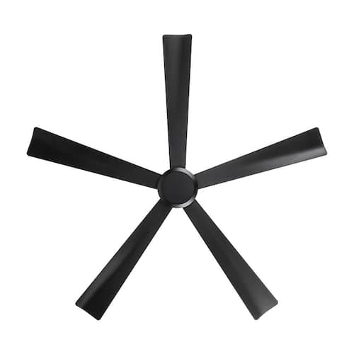 Melony 52 in. 6-Speed Indoor Black Ceiling Fans with Remote Control Breezary Ceiling Fans Without Lights