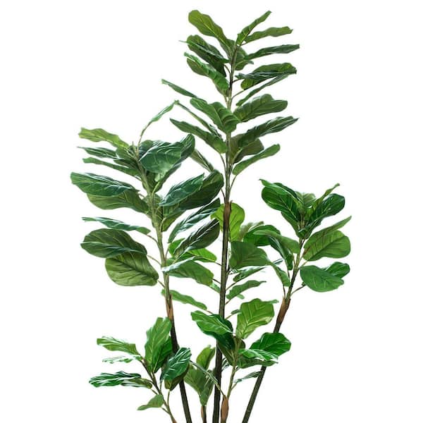 Vanity Art 85 .04 in H Artificial Palm Plant in Planter (Set of 2)