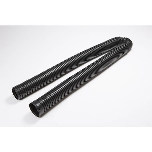Amerimax Home Products FLEX Drain Pro 4 in. x 10 ft. Black Copolymer Solid Drain Pipe