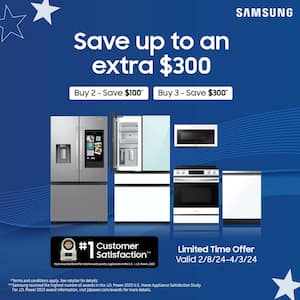 36 in. 26.7 cu. ft. Smart Side by Side Refrigerator with Family Hub in Stainless Steel, Standard Depth