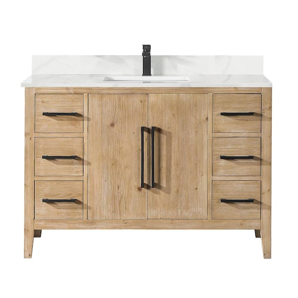 Altair Laurel 48 in. W x 22 in. D x 34 in. H Single Sink Bath Vanity in ...