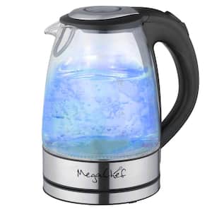 7 Cups 1.7 l Glass and Stainless Steel Electric Tea Kettle
