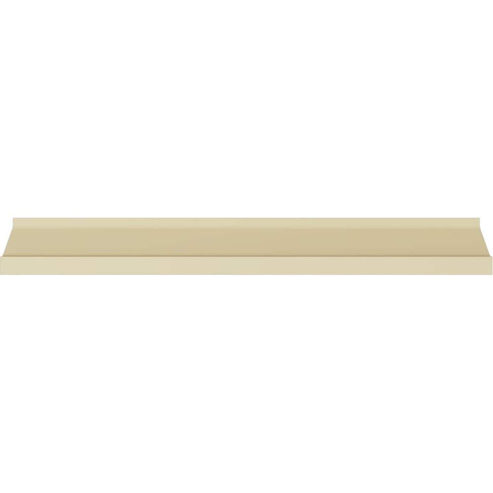 Primed White Geometric Polyurethane Crown Moulding Sample