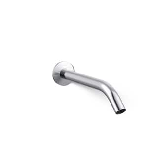 Components Wall-Mount Bathroom Sink Faucet Spout in Polished Chrome