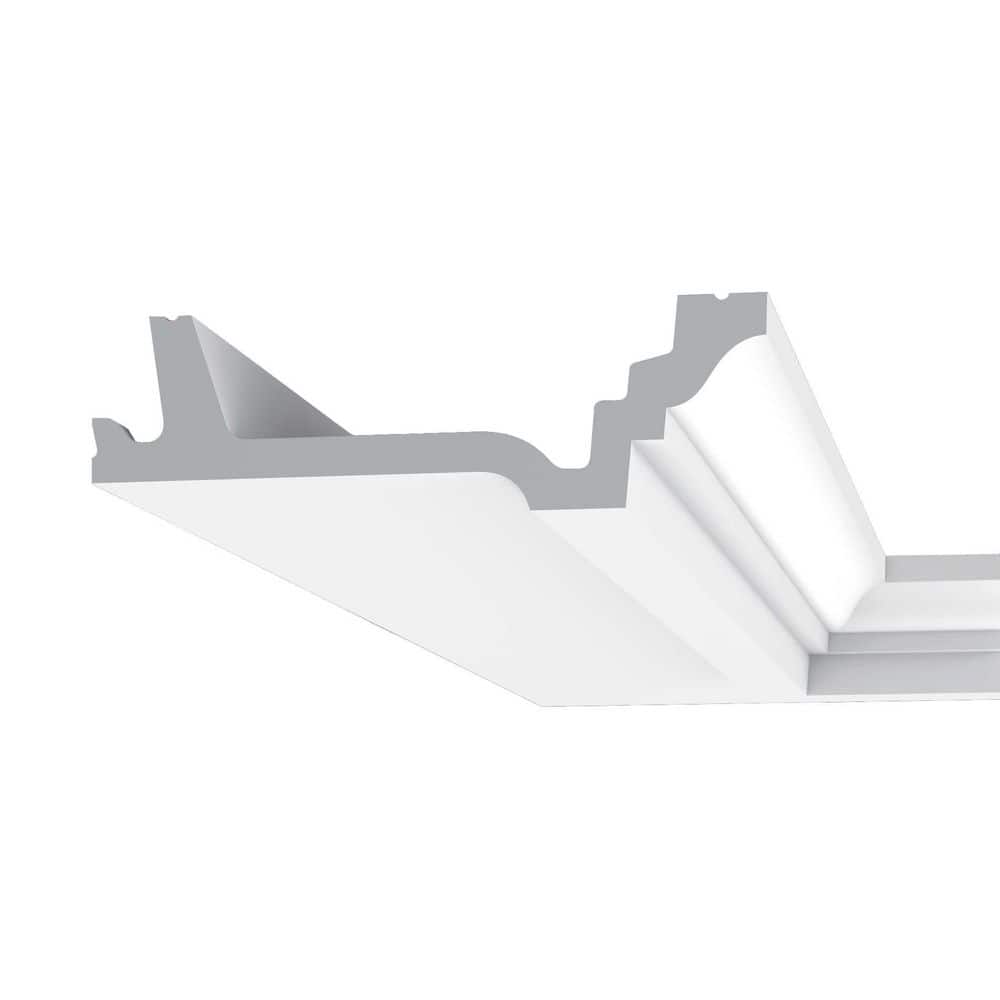 Primed White Polyurethane Crown Moulding 78-inch