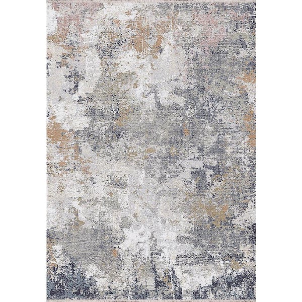 Dynamic Rugs Jazz 5 ft. 3 in. X 7 ft. 7 in. Multi Abstract Indoor Area Rug