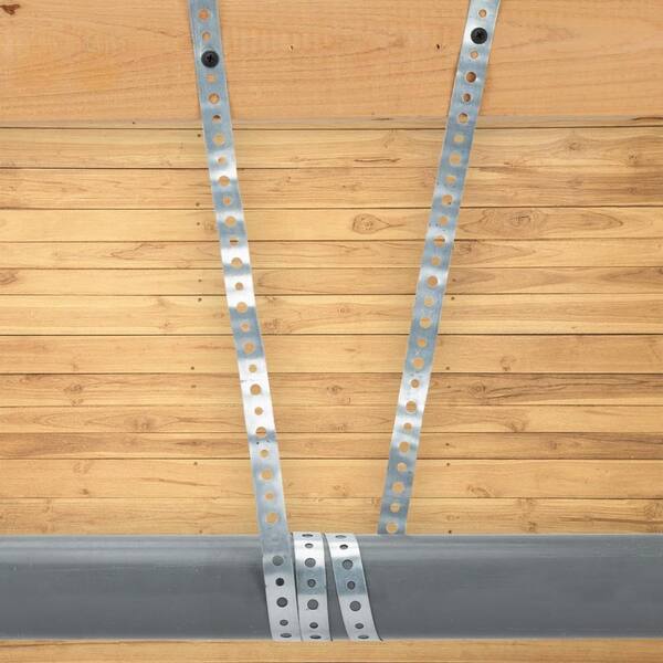 Angel Sar 3 Pack 3/4 in. x 10 ft. Metal Pipe Strap, 27-Gauge