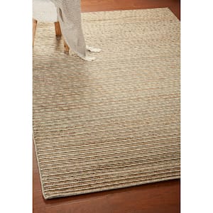 Talia Natural Braided Silver 5 ft. x 8 ft. Indoor Area Rug
