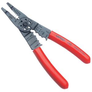 8-1/4 in. Wire Stripping Pliers with Terminal Crimper and Screw Cutter