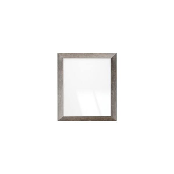 BrandtWorks Rustic-Weathered Gray Barnwood Framed Wall Mirror 32 in. W x 38 in. H