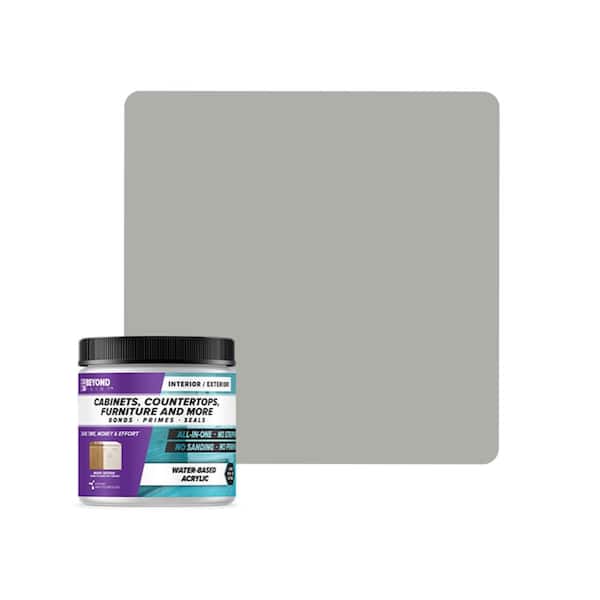 1 pt. Soft Gray Cabinets, Countertops, Furniture and More Multi-Surface All-in-One Interior/Exterior Refinishing Paint
