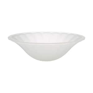 4-3/4 in. H x 14-7/8 in. Dia/Frosted Glass Shade For Torchiere Lamp, Swag Lamp and Pendant