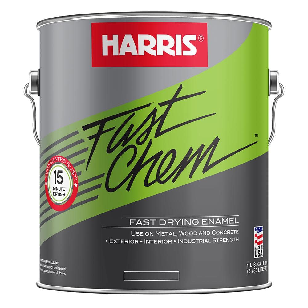Harris Fast Chem 1 gal. OilBased Bone White Paint 24311 The Home Depot