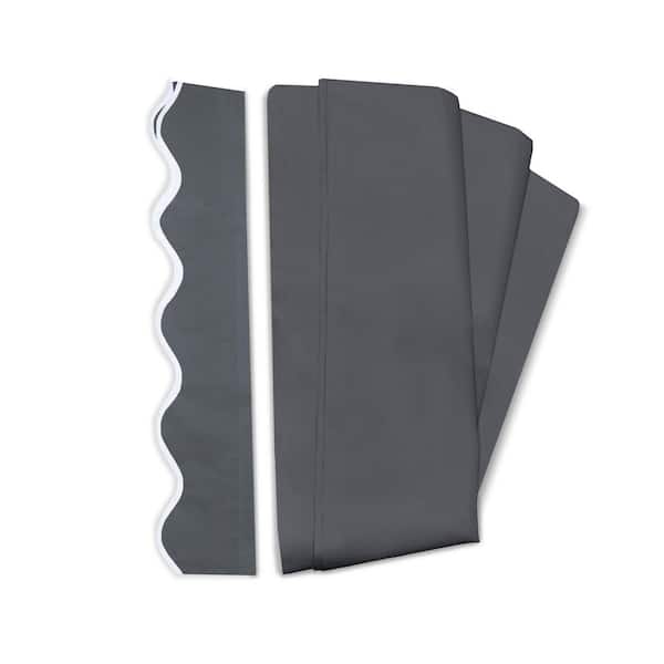 ALEKO Rectangular 13 x 10 ft. Fabric Replacement for Retractable Fixed Awning in Grey